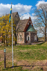 Image showing Old church in Sweden.