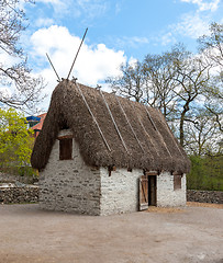 Image showing Traditional old Viking Age house