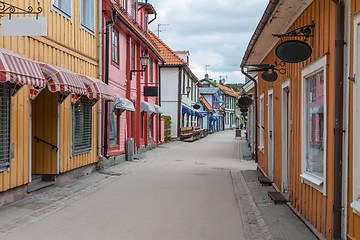 Image showing Stockholm. Narrow streets of city