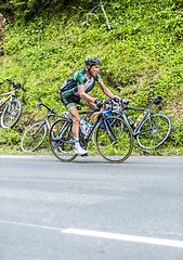 Image showing Thomas Voeckler on Col du Tourmalet - Tour de France 2015