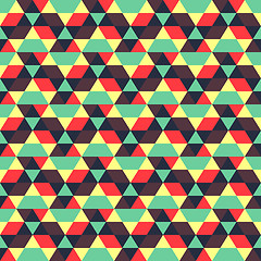 Image showing Seamless geometric background. Abstract vector Illustration. 