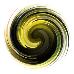 Image showing Colorful abstract icon. Dynamic flow illustration. 