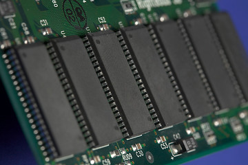 Image showing Electronics - memory banks.