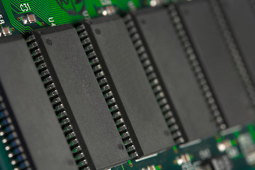 Image showing Electronics - memory banks.