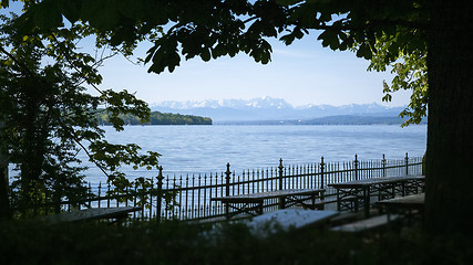 Image showing Zugspitze Ammersee