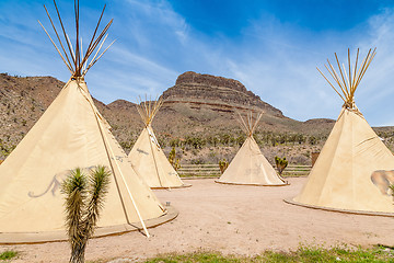 Image showing National wigwam of American Indians