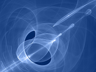 Image showing abstract blue background