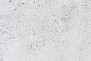 Image showing Grungy white concrete wall background