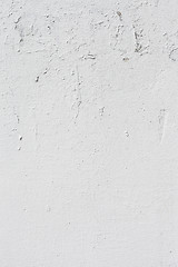 Image showing Grungy white concrete wall background