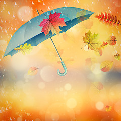 Image showing Elegant opened umbrella. EPS 10 