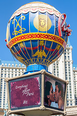 Image showing LAS VEGAS - 14 MAY  2008  Paris Las Vegas hotel and Casino on Las Vegas Strip on May 14, 2008 in Las Vegas, Nevada.