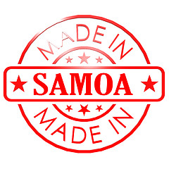 Image showing Made in Samoa red seal