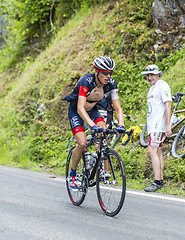 Image showing Sebastien Reichenbach on Col du Tourmalet - Tour de France 2014