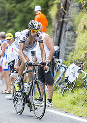 Image showing Florian Guillou on Col du Tourmalet - Tour de France 2014