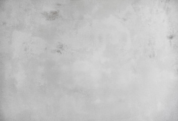 Image showing Grungy white concrete wall background