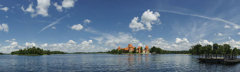 Image showing Trakai Castle, Lithuania, Europe