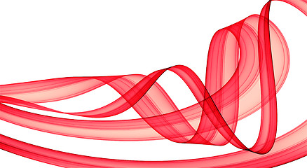 Image showing red festive abstraction