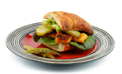 Image showing Fish Burger