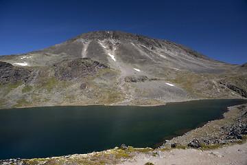 Image showing Besseggen Ridge in Jotunheimen National Park, Norway