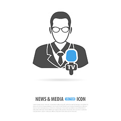 Image showing Media and News Logo