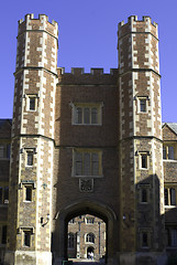 Image showing University of Cambridge, St John's college tower