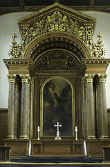 Image showing University of Cambridge, Trinity college chapel - altar with its canopy