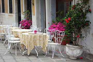 Image showing Italian terrace