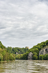 Image showing Danube with Befreiungshalle