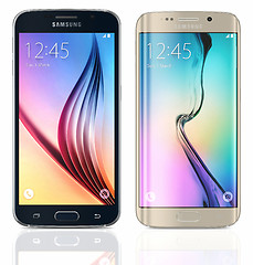 Image showing Samsung Galaxy S6 and Galaxy S6 Edge