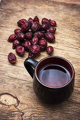 Image showing tea brewed with rose hips