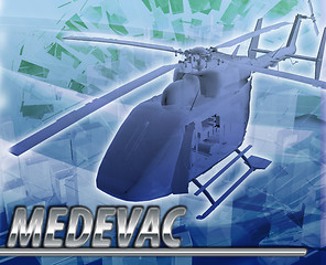 Image showing Medevac Abstract concept digital illustration