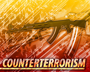 Image showing Counterterrorism Abstract concept digital illustration