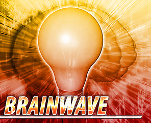 Image showing Brainwave Abstract concept digital illustration