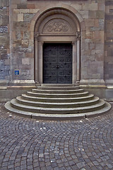 Image showing door and stairs in swisse