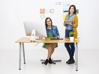 Image showing Casual businesswomen