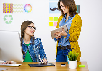 Image showing Casual businesswomen