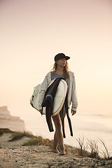 Image showing Surfer Girl