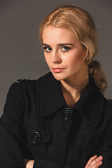 Image showing Beauty blond woman  