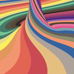 Image showing Abstract swirl background. Vector illustration. 