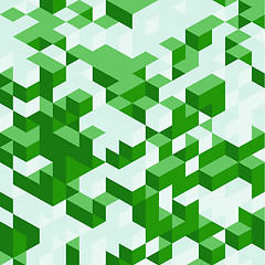 Image showing 3d blocks structure background. Vector illustration. 