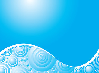 Image showing bubble blue concept