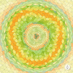 Image showing Abstract geometric background. Mosaic. Vector illustration. 