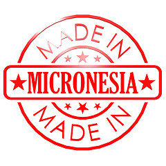 Image showing Made in Micronesia red seal