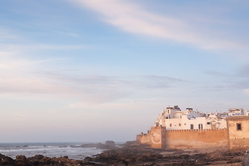 Image showing ESSAOUIRA, MOROCCO -  town of Essaouira circa.  fortress