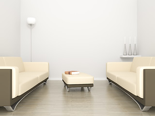 Image showing room and sofa