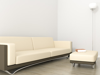 Image showing room and sofa