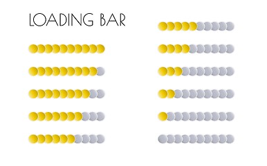 Image showing gold loading bars