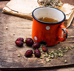 Image showing tea on medicinal herbs