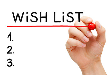 Image showing Wish List