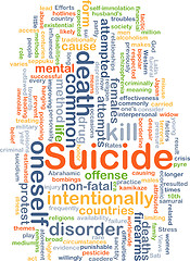 Image showing Suicide background concept